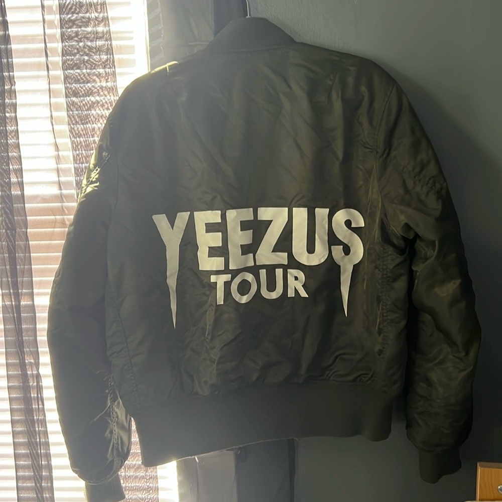 Yeezus Tour green bomber jacket